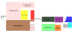 Makerspace floor plan.svg